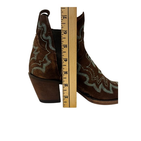 Dan Post Vallejo Boots Size: 7 Brand New in Box Western Booties Turquoise Brown - Picture 13 of 14
